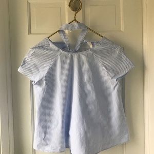 Zara Top with Built in Choker Necklace